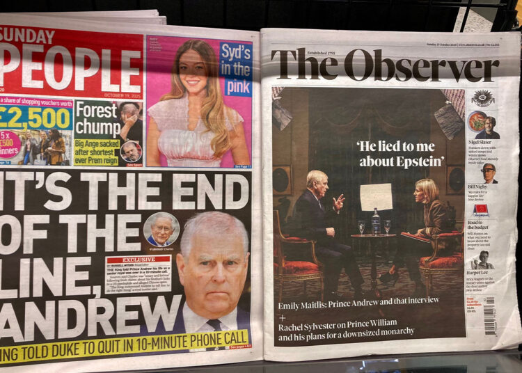 No longer a prince: Andrew stripped of royal title by Britain’s King Charles