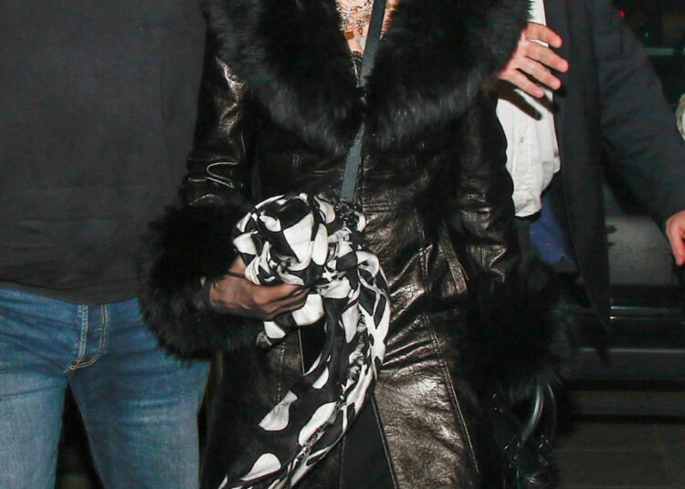 Madonna arriving at her hotel in Paris