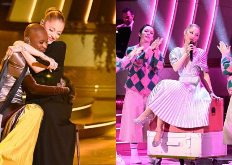 Ariana Grande Shines in McQueen & More Looks for NBC's Wicked Special