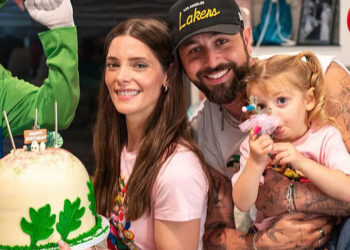 ashleygreene/Instagram Ashley Green and Paul Khoury with their daughter Kingsley