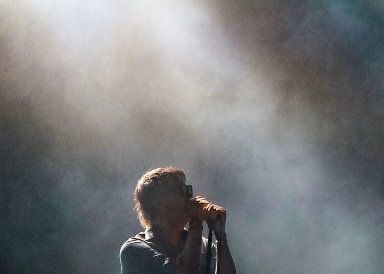 The Strokes perform at the Austin City Limits Music Festival in Zilker Park in Austin, Saturday, Oct. 11, 2025. (Mikala Compton/Austin American-Statesman)