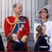 William, Kate and children on the balcony at Trooping the Colour