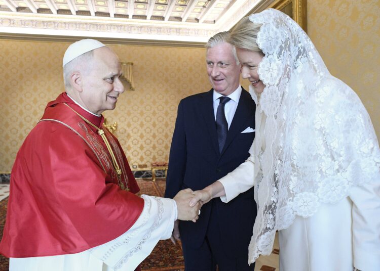 Belgian royals hold first audience with Pope Leo XIV
