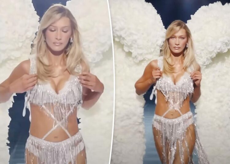 Bella Hadid reveals real reason she was ‘struggling’ at Victoria’s Secret Fashion Show