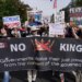 "No Kings" protesters march Saturday toward the National Mall in Washington, D.C.