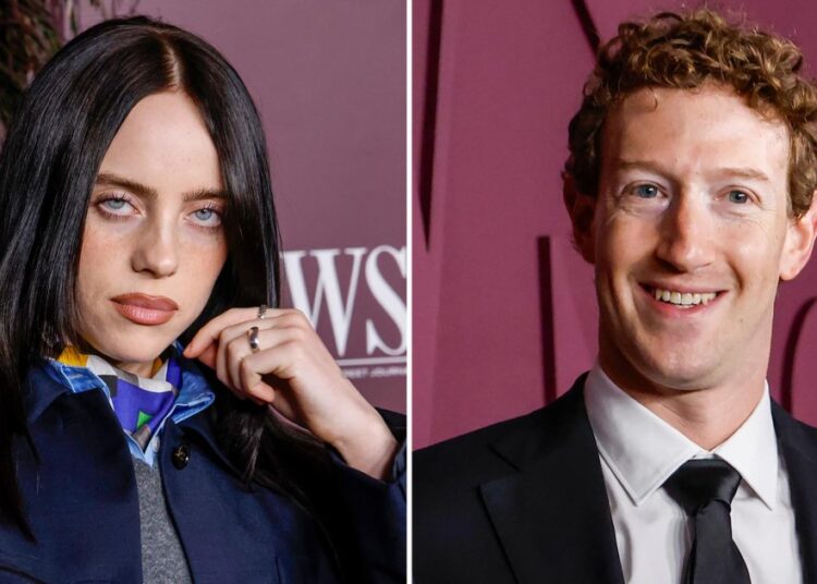 Billie Eilish Tells Billionaires to Donate at Event With Mark Zuckerberg