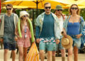 The Mansell family in vacation wear in Nobody 2