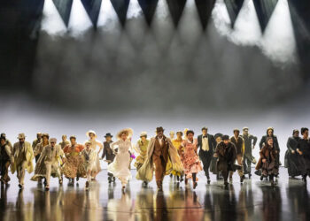 The cast of