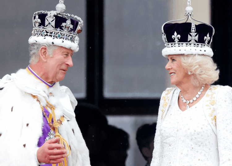 Cameras Capture King Charles & Queen Camilla Emerging from Jet