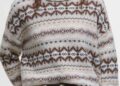 Barbour, Helen Fair Isle Wool Blend Turtleneck Tunic Sweater