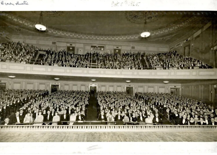 The Brown Theatre opening night Oct. 5, 1925
