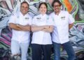 Miguel Maestre, Blaze Young and Colin Fassnidge, to put Perth city leaders through their paces at the OzHarvest CEO CookOff for the very first time.