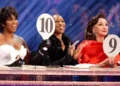 BBC/Guy Levy Motsi Mabuse, Cynthia Erivo, Shirley Ballas