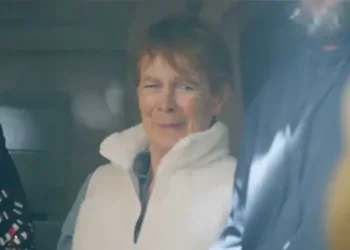 BBC Celia Imrie farting and pulling a face on Celebrity Traitors