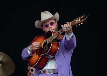 Charley Crockett performs at the Austin City Limits Music Festival on Saturday, Oct. 2, 2021. (ROBERT HEIN FOR AMERICAN-STATESMAN)