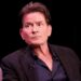 Charlie Sheen at a panel discussion with David Duchovny for his memoir, "The Book of Sheen," in New York in September 2025.