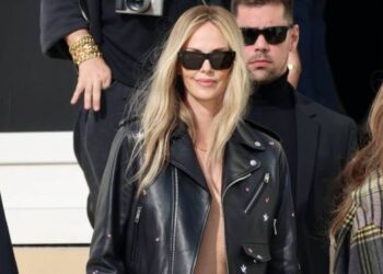 Charlize Theron Turns Heads in Unzipped Jacket Look