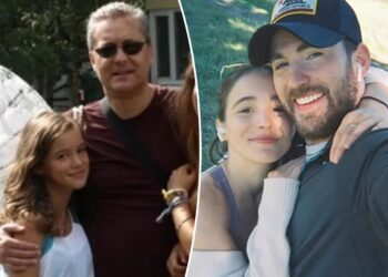 Chris Evans' father-in-law dropped baby hint before actor welcomed first child with Alba Baptista