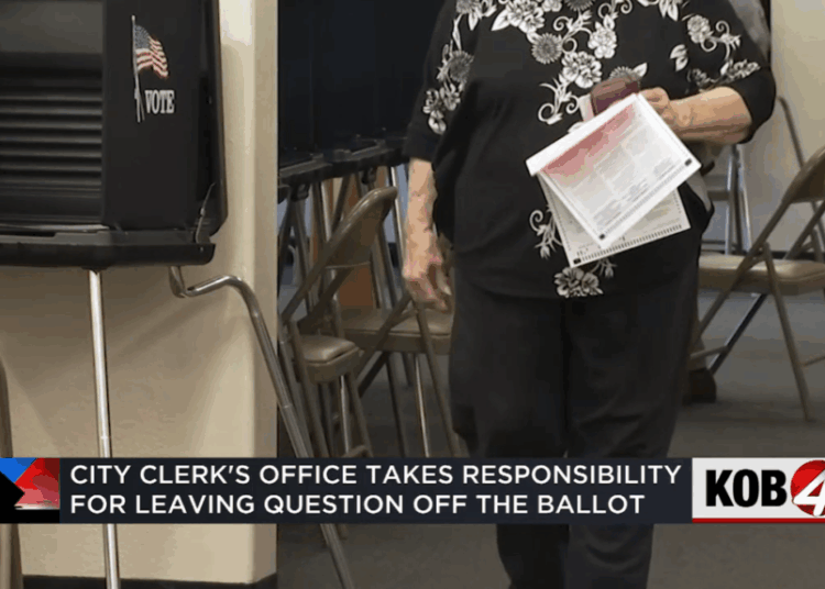 City of Albuquerque forgets to put entertainment venue question on the ballot