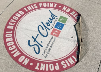 City of St. Cloud addresses peeling decals in downtown entertainment district