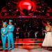Jowita and Ross exited the show following a dance off against Balvinder Sopal and Julian Caillon (right)