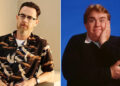 A split of Colin Hanks and John Candy.