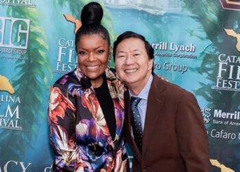 Jacob Chavez Yvette Nicole Brown and Ken Jeong at the Catalina Film Festival