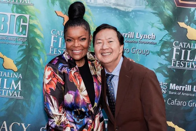 Jacob Chavez Yvette Nicole Brown and Ken Jeong at the Catalina Film Festival