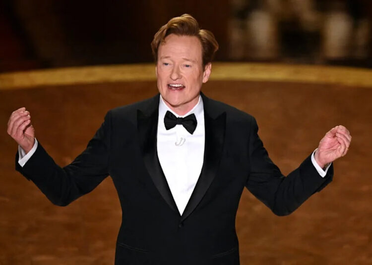 Conan O'Brien, presented by Montclair Film, will appear with Stephen Colbert at NJPAC Dec. 7
