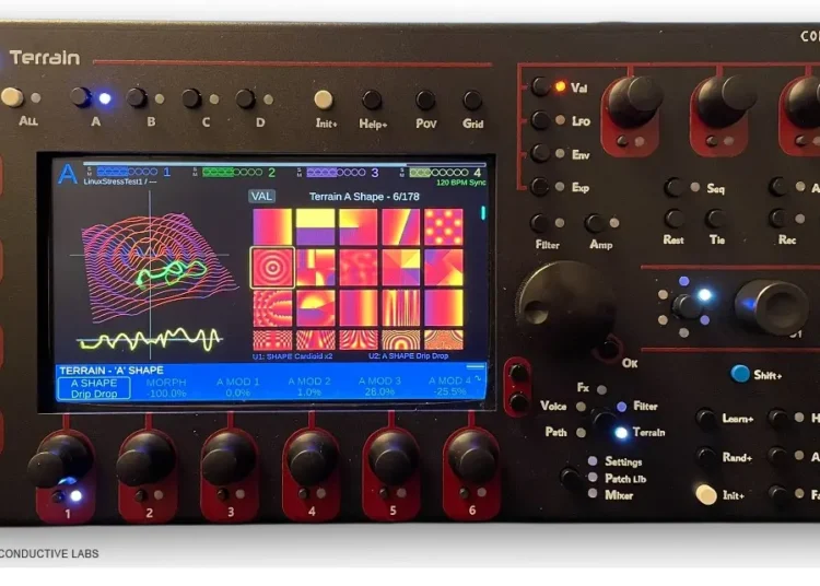 Conductive Labs TERRAIN hardware synthesizer