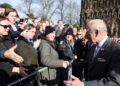 Charles meeting members of the public