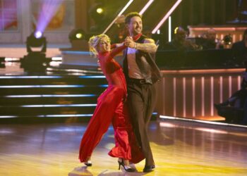 Dylan Efron and Daniella Karagach  perform on Disney Night on Dancing with the Stars