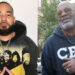DJ Envy on the left, wearing a printed hoodie, and Dame Dash on the right, in a