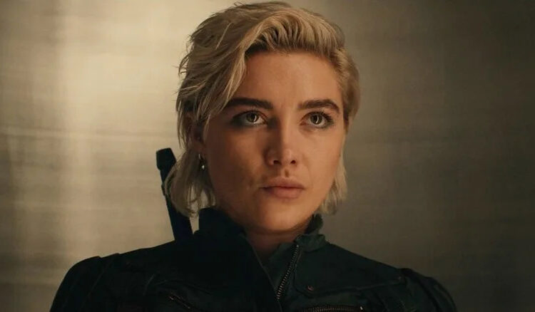 Florence Pugh is all pouty business as Yelena Belova in Thunderbolts*