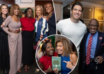 Deborah Roberts celebrate book launch with Al Roker, Hoda Kotb, Gayle King and Robin Roberts