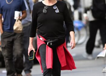 The 69-year-old was seen out on a solo walk in New York City on Wednesday.