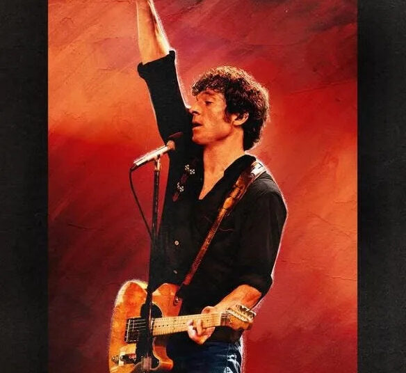Movie poster for the Bruce Springsteen biopic "Springsteen: Deliver Me from Nowhere" starring Jeremy Allen White.
