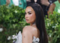 Demi Lovato arrives on the red carpet at the Met Gala in May. File Photo by John Angelillo/UPI