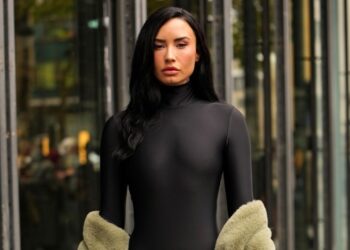 Demi Lovato’s Sheer-Tights Ensemble Sparks Double Takes