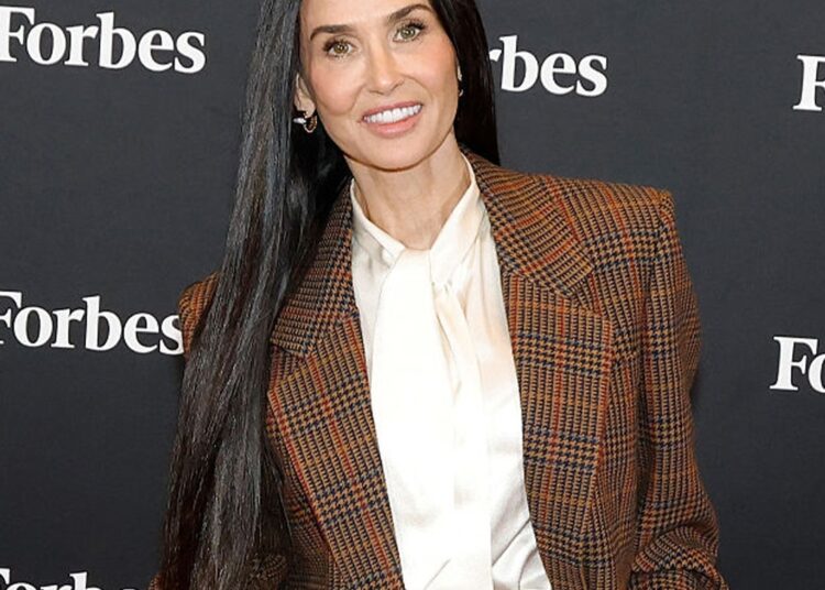 Demi Moore’s Bangs Hair Transformation