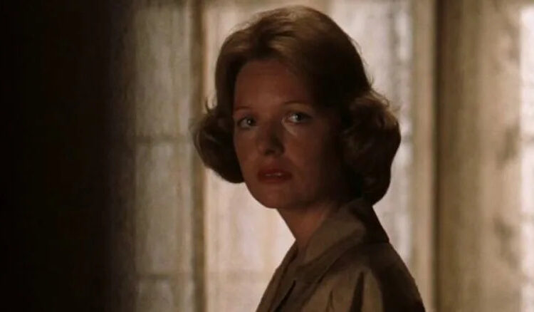 Diane Keaton as Kay at the ending of The Godfather
