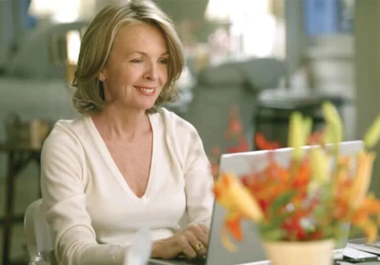 Diane Keaton in ''Something Gotta Gave.'' (credit: YES)
