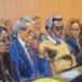 Diddy with defense attorneys Nicole Westmoreland, Brian Steel, and Alexandra Shapiro