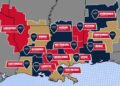 Map of the coverage of Gray's Gulf Coast Sports &amp; Entertainment Network Channels on DirecTV