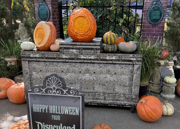 pumpkins at Disneyland Hotel