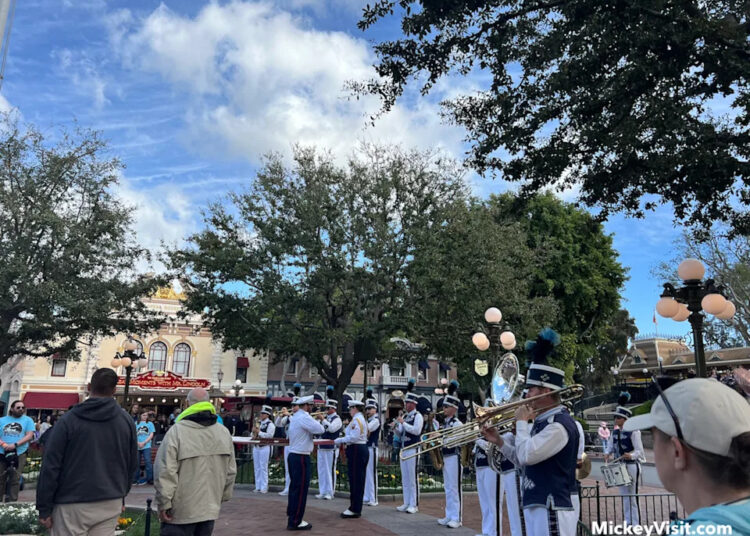 Disneyland Flag Retreat Ceremony
