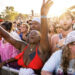 Fans watch Doechii perform on the second day of Austin City Limits Music Festival in Zilker Park, Saturday October 4, 2025. (Sara Diggins/Austin American-Statesman)