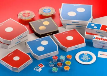 Dominos Dominos debuts its sleek new look