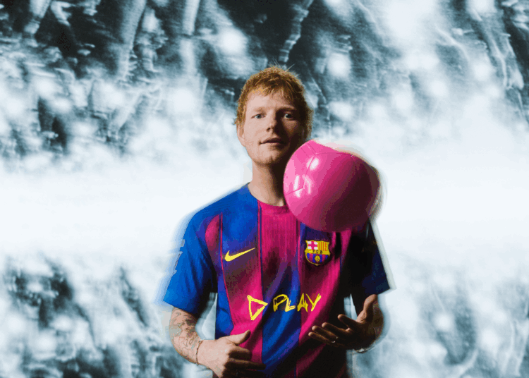 Ed Sheeran’s ‘Play’ Hits the Pitch as Spotify and FC Barcelona Launch Latest El Clásico Jersey Takeover — Spotify