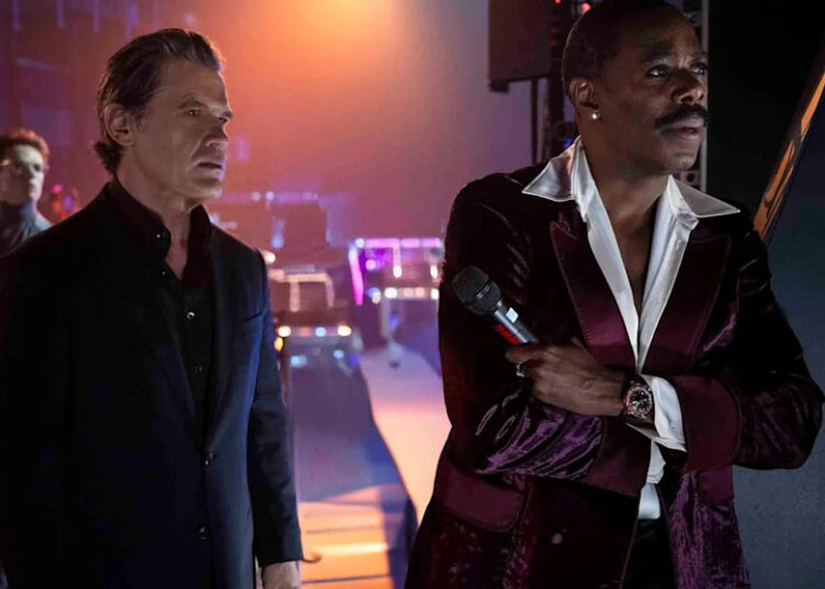 Josh Brolin and Colman Domingo in 'Running Man'<cite>Ross Ferguson/Paramount Pictures</cite>